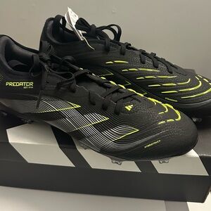 Adidas Predator Pro Foldover Tongue FG Soccer Cleats Black JS4072 Men Size 10.5